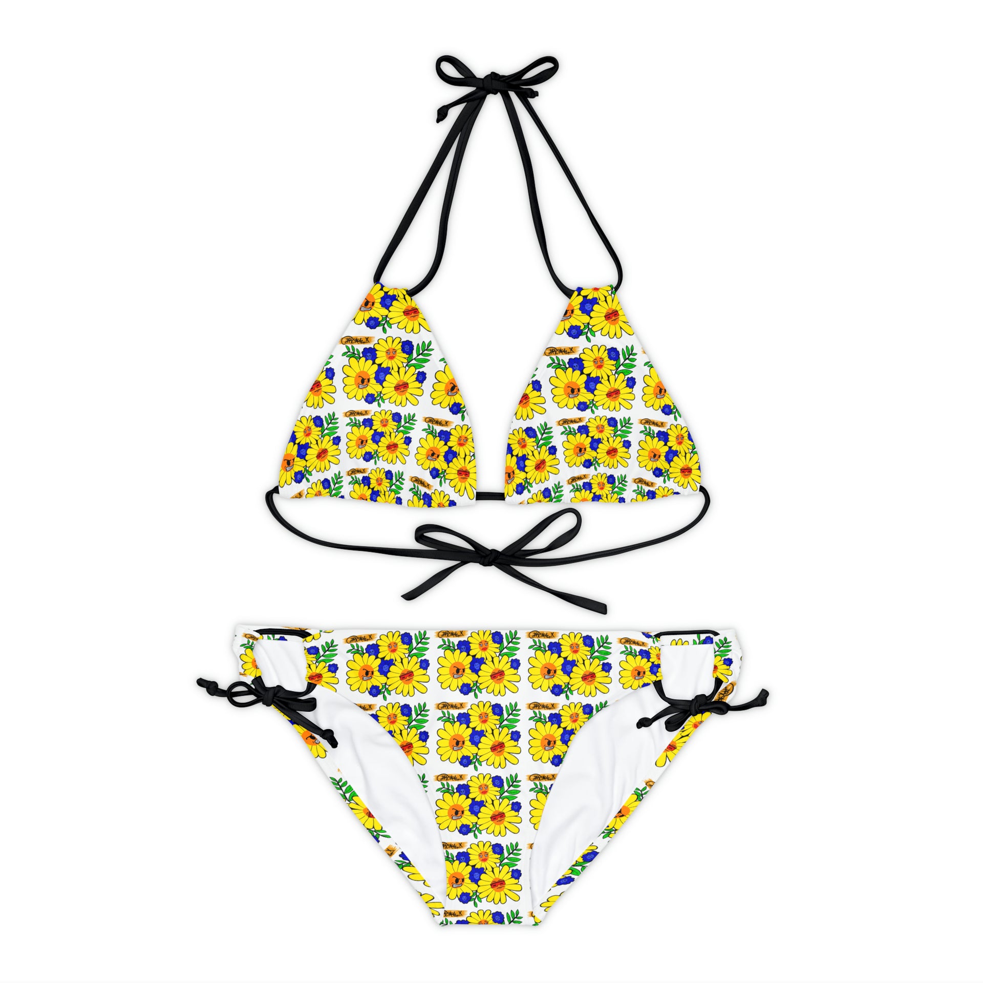 Garden Summers - Crop Top Bikini Set for Women